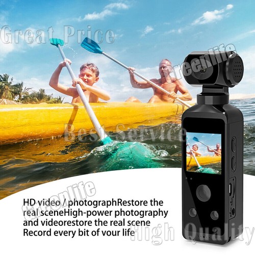 4K 270° Rotate Handheld Action Caméra WiFi 30M Imperméable Pochette Sport Camera - Picture 15 of 22