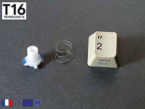 Commodore Plus/4 Qwerty_1 Touche Clavier 1 Ressort 1 Piston/1 Key+Plunger+Spring - Imagen 9 de 88