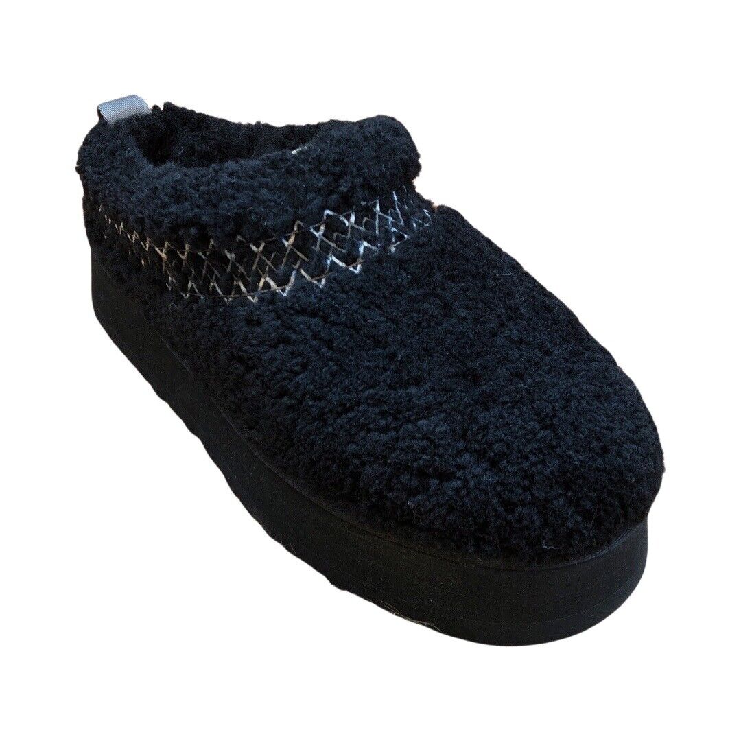 UGG Women's Tazz Braid Women's Fuzzy Platform Slippers UGG Women's Tazz Braid Women's Fuzzy Platform Slippers