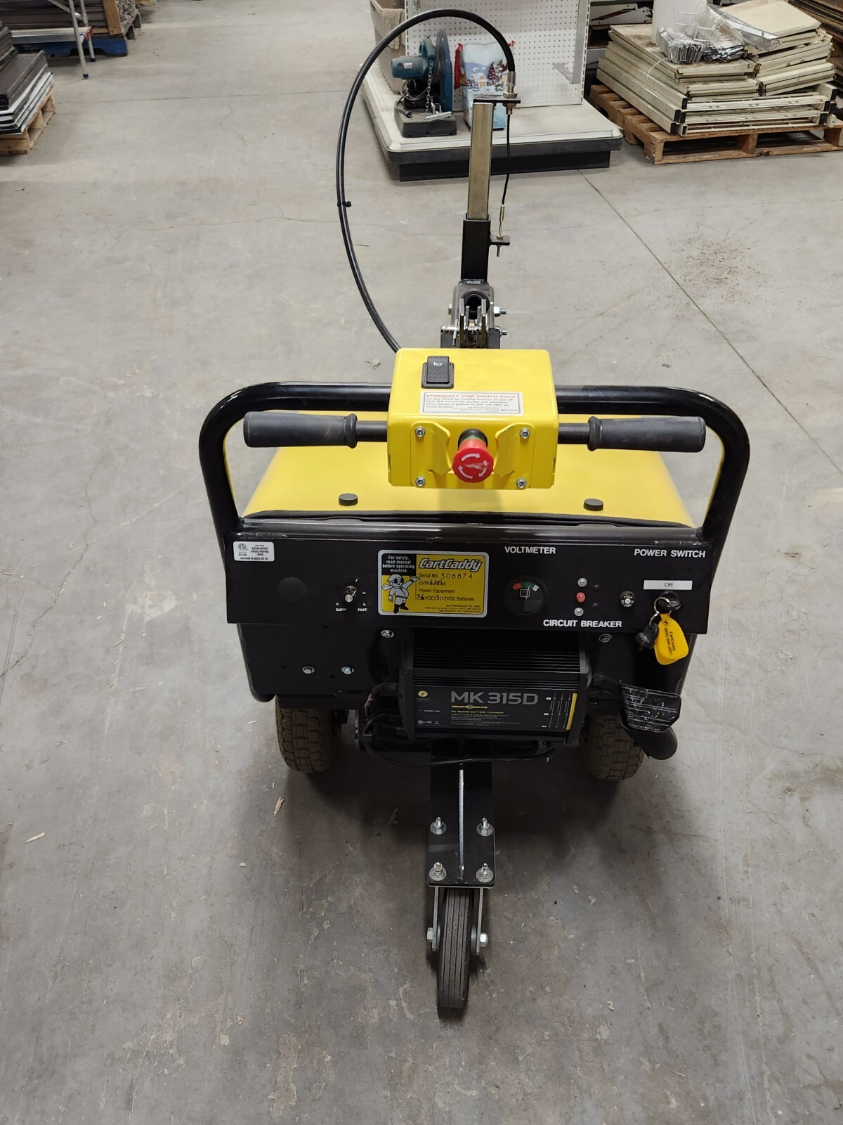 DJ Products Cart Caddy Shorty Electric Cart Pusher eBay