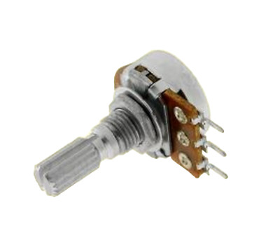 Poti Potenziometro Stereo Lineare 10K 125mW Lunghezza Asse - Foto 10