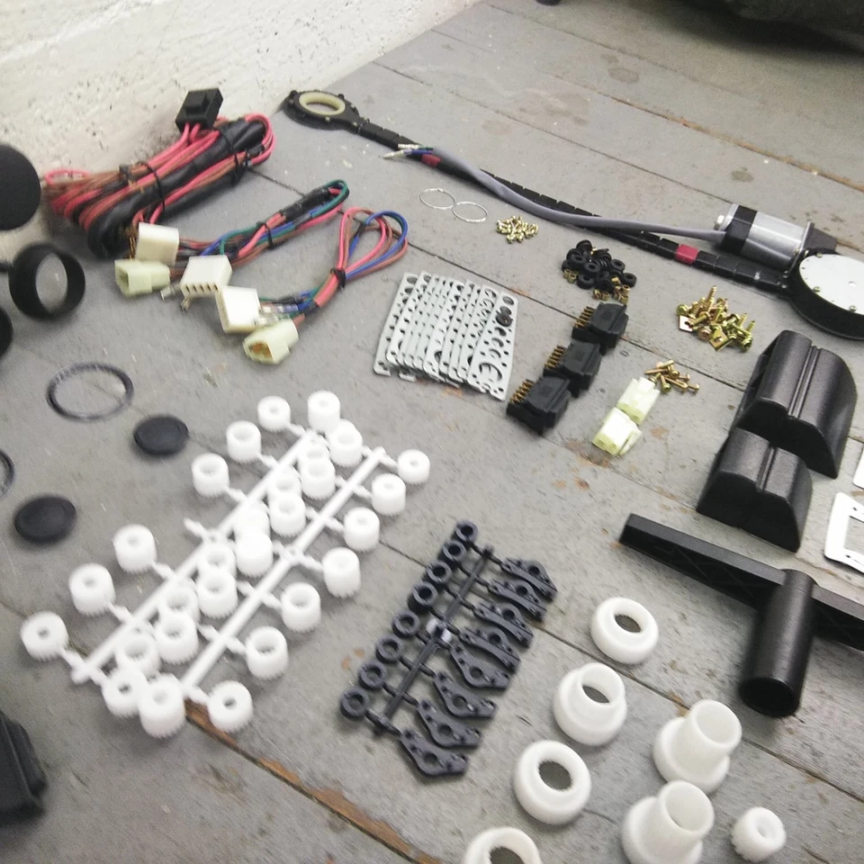 1973-79 Chevy GMC грузовик питания стеклоподъемники моторы ручной кривошипно-шатунное преобразование с переключателями - Изображение 4 из 4