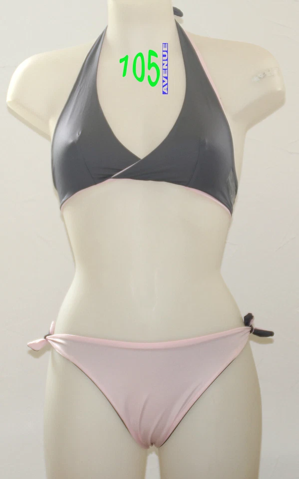NEUF @@ MAILLOT 2 PIECES BIKINI REVERSIBLE + PAIN DE SUCRE + 1 (FR XS - 36 eur) - Photo 3/4
