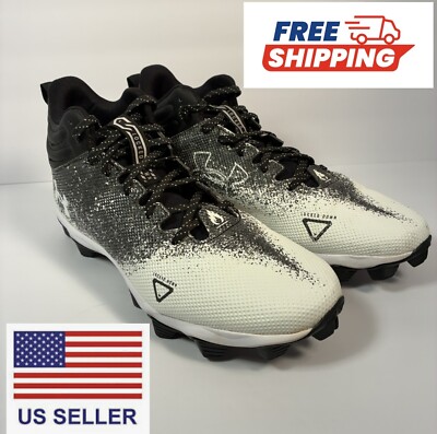 Under Armour Men s Locked Down Football Cleats US10B,UK 9,EUR 44 Mfr. Date 05/23
