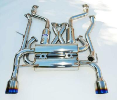 Invidia Gemini CatBack Dual Exhausts for 03-08 FX35 FX45 (Rolled Titanium Tips)