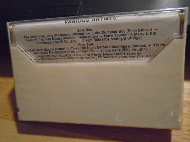 SEALED RARE OOP Merry Christmas CASSETTE TAPE Rosemary Clooney GENE AUTRY 1981 ! - Image 2 of 2