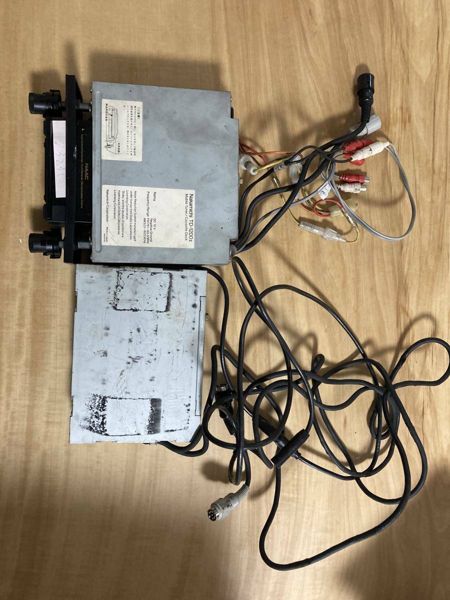 Nakamichi TD-1200 ll Mobile Tuner Car Audio Cassette Deck Nakamichi TD-1200 ll Mobile Tuner Car Audio Cassette Deck