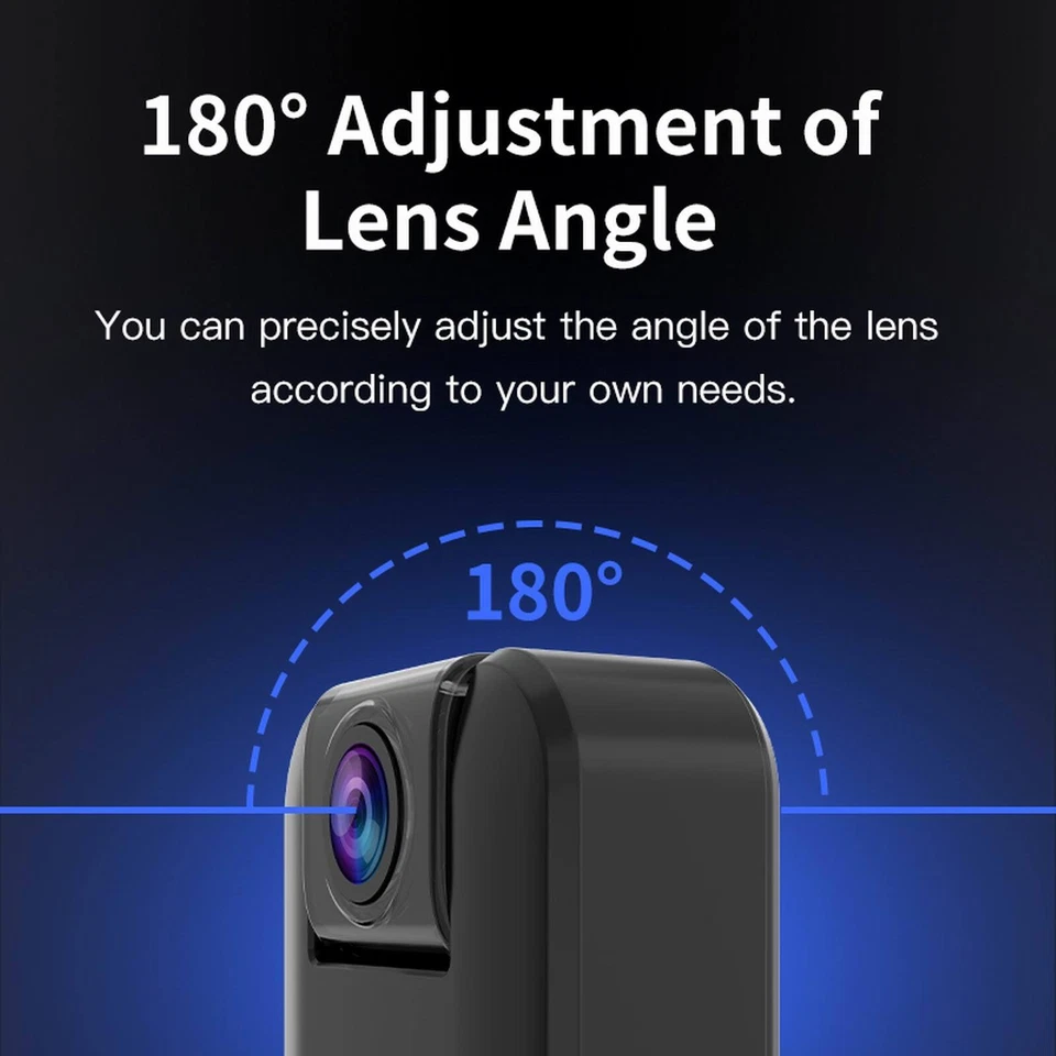 Vlog Live 4K Portable Adjustable 180 Action Camera Waterproof AP WIFI Ultra HD - Image 3 of 4