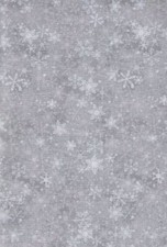 Hi Fashion - Christmas Packed Snowflakes Gray - Quilting - Crafting Fabric