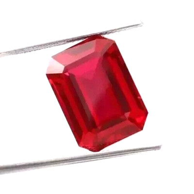 Superb Burmese Natural Emerald Shape 10.09 Ct+ Red Ruby Loose Gemstone Certified