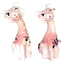 *LOT/2 Fenton Alley Cats CIRCLE-OF-LOVE💞FORGET-ME-NOT Pink Rosalene LE HP MIB