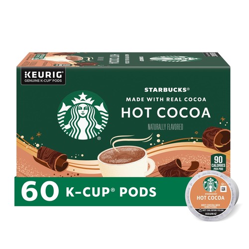 Starbucks Hot Cocoa K-Cup Coffee Pods — Hot Cocoa for Keurig Brewers — 6 Box...