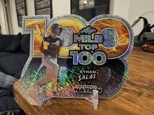 2025 Leaf Baseball Nation Ethan Salas MILB Top 100 Die Cut Prospect RC #/15