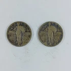 1925 & 1929 Standing Liberty Silver Quarter Lot