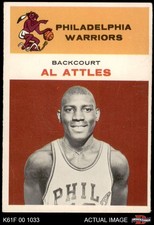 1961 Fleer #1 Al Attles Warriors HOF RC NC A&T St 4 - VG/EX