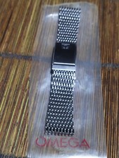 OMEGA  ploprof 600 Stainless Steel Mesh Diver Bracelet 24mm authentic 1266/237