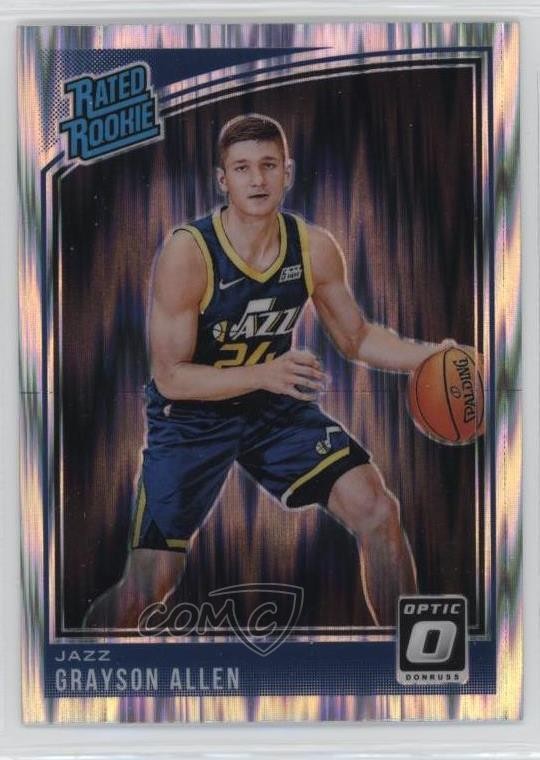2018-19 Panini Donruss Optic Rated Rookie Shock Prizm Grayson Allen #156 12g7
