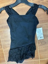 Dance New Closeout Leotard Dress Capezio 10163C Child Sizes Black Sparkle Ballet