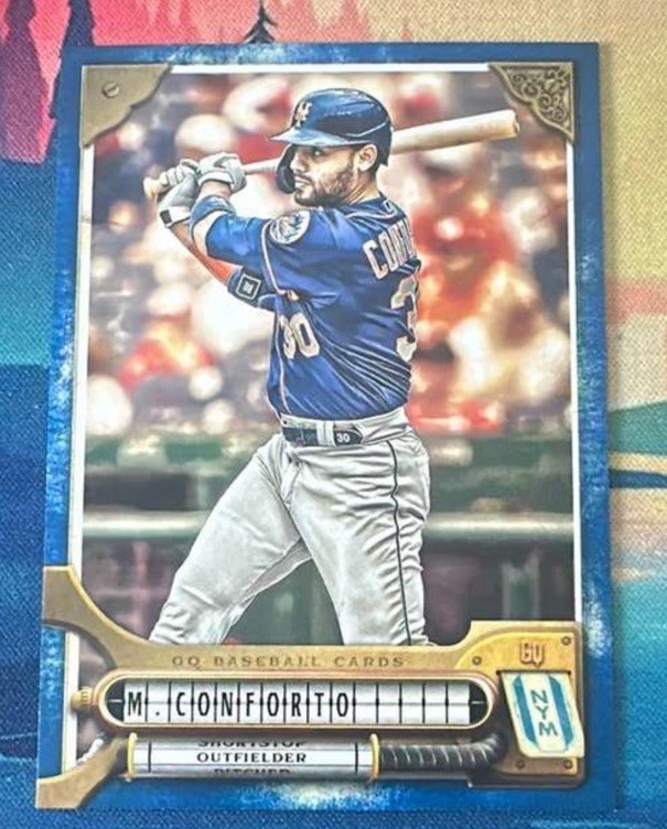 2022 Topps Gypsy Queen - Michael Conforto #100 Indigo /250