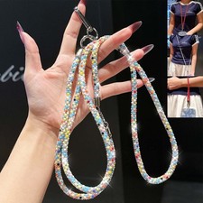 Bling Phone Crossbody Lanyard and Wrist Strap Universal Strap with Tether Tab
