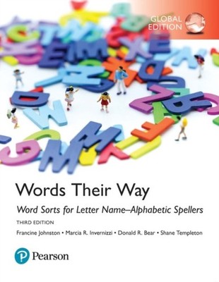 Shane Templeton - Word Sorts for Letter Name-Alphabetic Spellers Glob - B888z