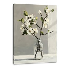 daktenn Floral Canvas Wall Art Bathroom Wall Art Pictures Wall Decor Home Dec...