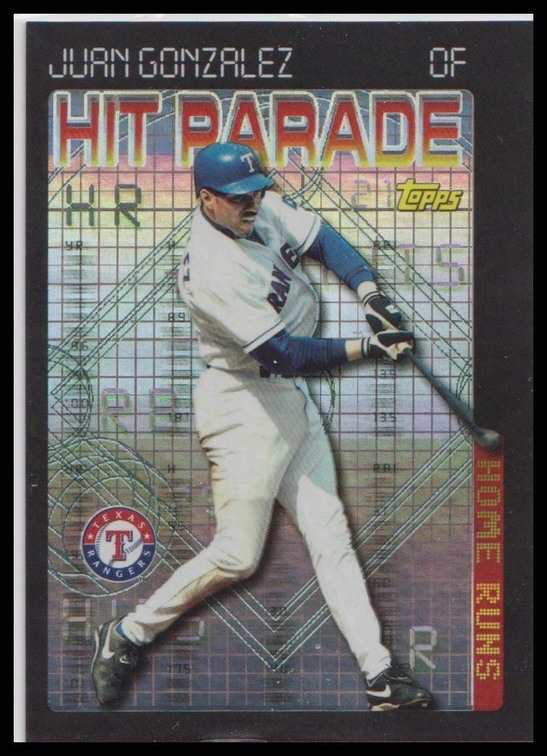 2003 Topps #HP6 Juan Gonzalez Texas Rangers