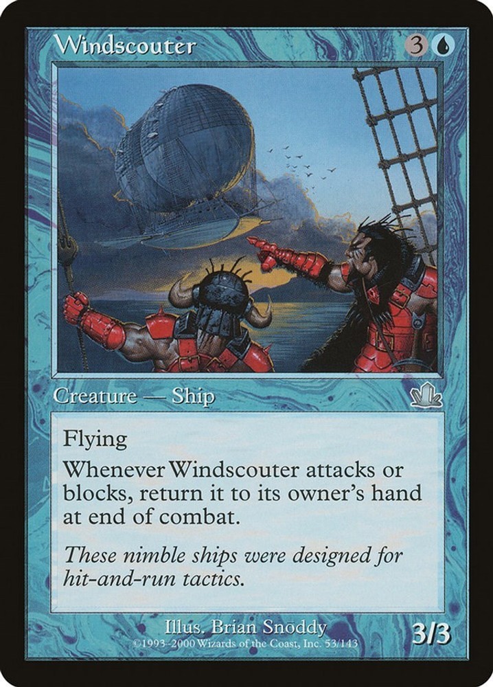 Windscouter #53 (LP) Prophecy (PCY) MTG