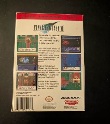 Final Fantasy VII Spielmodul für Nintendo NES (Demake) 