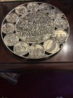 VINTAGE TWELVE DAYS OF CHRISTMAS TRIVIT HOT PLATE INTERNATIONAL SILVER GUC — photo 1