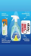 2x Astonish Multipurpose Cleaning Spray White Vinegar 750ml Next Day Delivery UK 5.77 per litre
