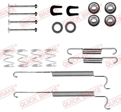 Für QUICK BRAKE 105-0055 CHEVROLET mounting kit - Bild 4
