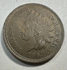 1867-P Indian Head Cent — photo from another recent sale
