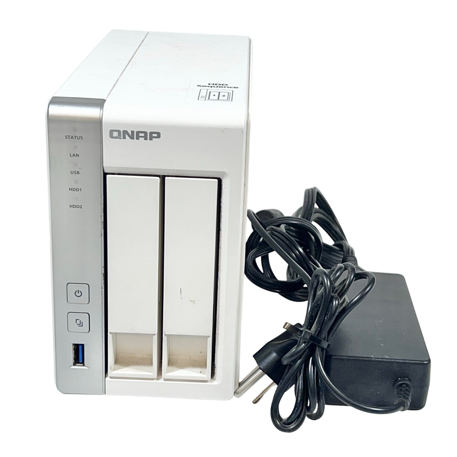 QNAP TS-231 2 Bay Personal Cloud NAS Backup Server Data Sharing No HDDs