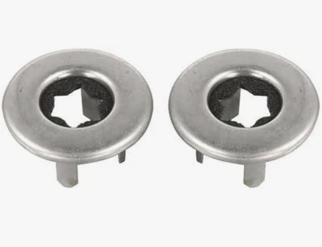 GM Door Lock Ferrules Pair 71-76 Chevy Impala Caprice Lock Cylinder ...