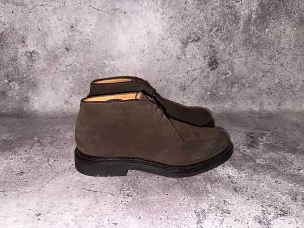 Men Heschung Boots Brown Suede 43
