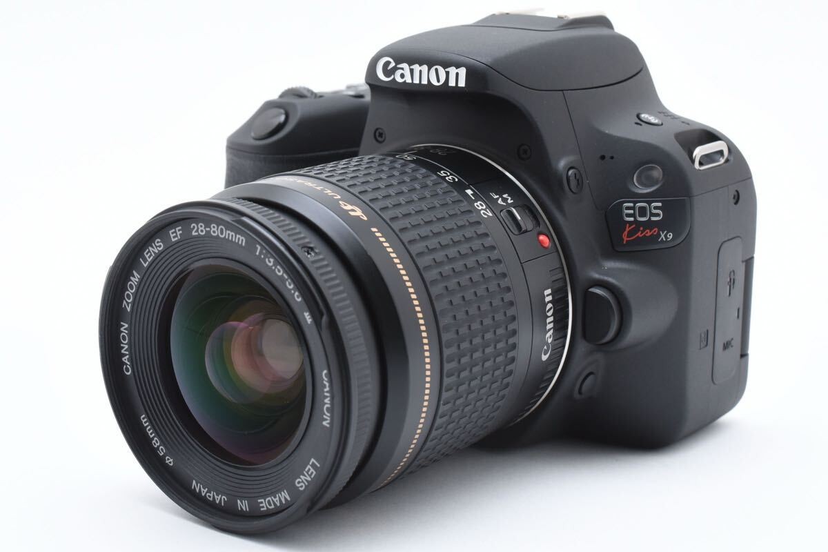 CANON EOS Kiss X9 Standard Lens Set EF 28-80mm 1:3.5-5.6 III