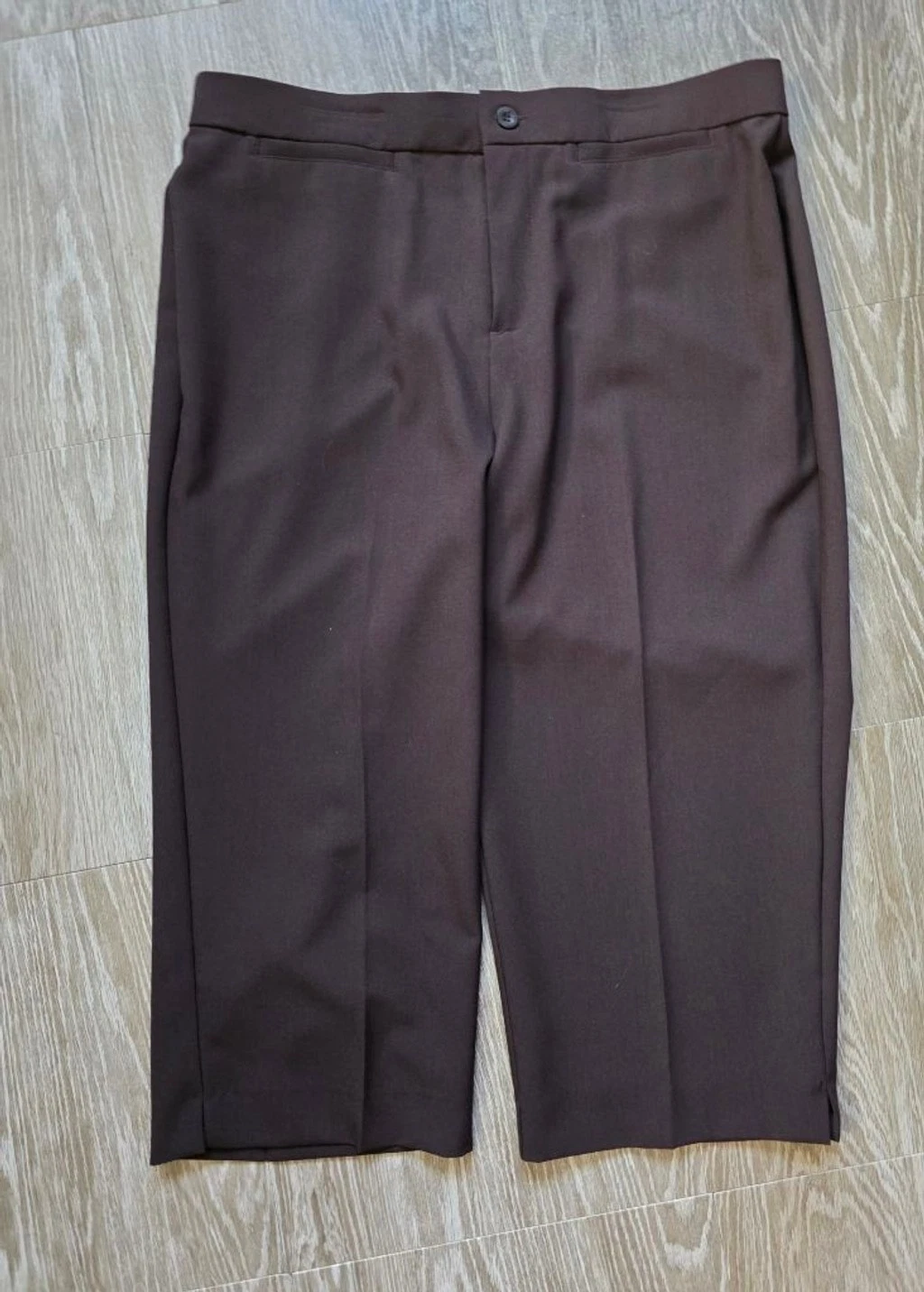 Women's Christopher & Banks Brown Capris Size 12
