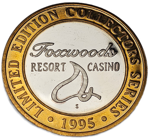 1995 Foxwoods Resort Casino Silver Strike Paul Revere .999 Fine Silver Center