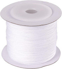 142Yards Nylon Beading Cord 0.6Mm Braided Nylon Beading String Thread Chinese Kn