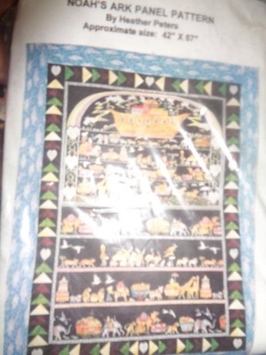 Noah's Ark Panel Quilt Pattern & Fabric 42