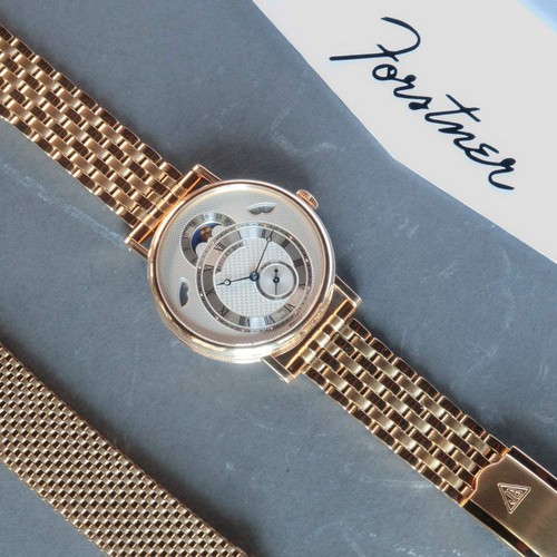 Gold Plated Forstner 7-Row Beads of Rice Watch Bracelet - Picture 4 of 10