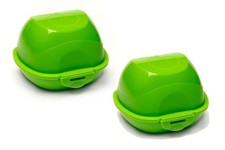 Harfield Apple Box Set | Pack of 2 | Fruit Protector Holder Carrier | BPA Free