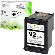 1PK Fits HP 92 C9362WN Black Ink Cartridge For Deskjet Photosmart PSC