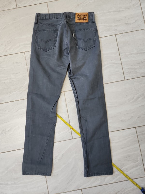Levi's 511 Men's Skinny Jeans Grey 30x32