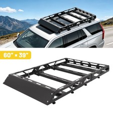 60 Universal 500lbs Car Suv Roof Rack Basket Holder Luggage Carrier Cargo