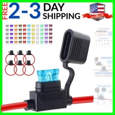 6 Pack Inline Fuse Holder 12V, Upgraded 12 AWG Waterproof Fuse Holder with 66...