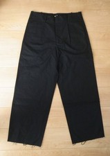 AURALEE High Count Cloth Wide Pants Torfan Cotton Water-Resist Loose Fit