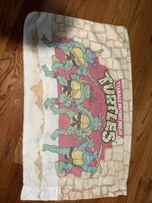 Vintage 1988 Mirage Studios TMNT Teenage Mutant Ninja Turtles Pillow Case
