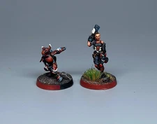 Corvus Belli Infinity Nomads Carlota Kowalsky and Moriarty OOP Corregidor